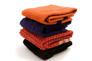 Piled towels