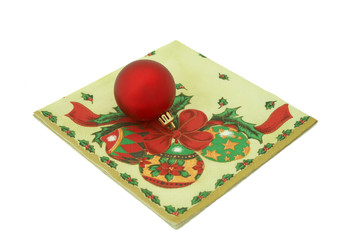 Christmas paper napkin