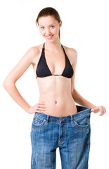 girl and jeans