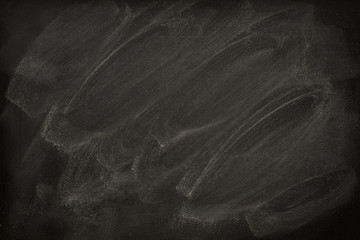 blank blackboard with chalk smudges