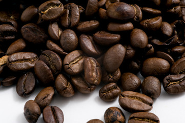 Coffe beans background