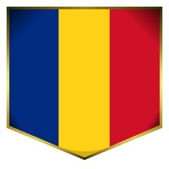 drapeau ecusson roumanie romania flag