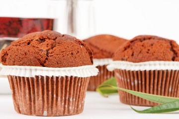 Muffins mit Kaffee