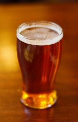 Pint of red beer