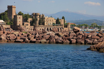 Le château de Théoule sur mer
