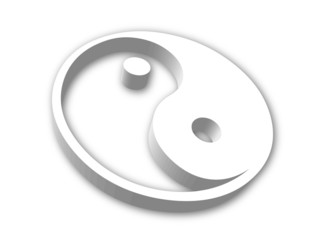 3D Ying & Yang Symbol