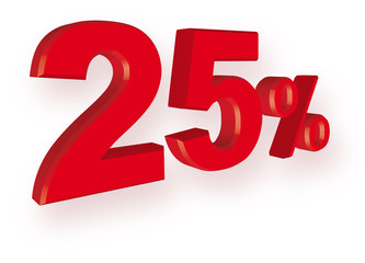 25%