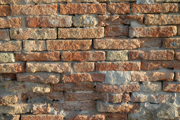 mur de briques anciennes