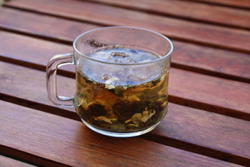 Green tea with american ginseng,chrysanthemum......