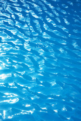 Sun reflections in a clean pool