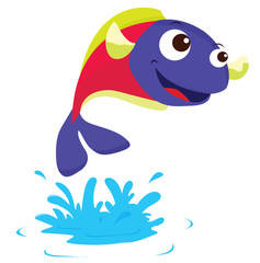 fish illustration with hand pointing to the right