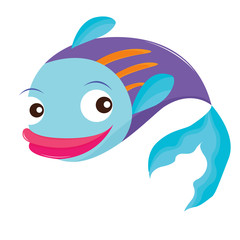 fish illustration with hand pointing to the right