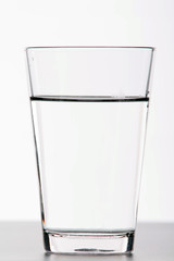 Empty drinking glass
