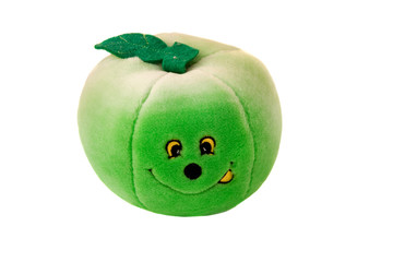Green apple - soft toy