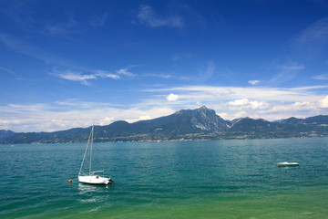 Boat at Garda Lake