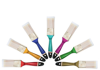 multicolored bristles in sun form