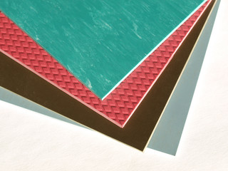 Rubber or linoleum floor tiles background