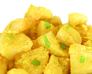 Potatoes baked