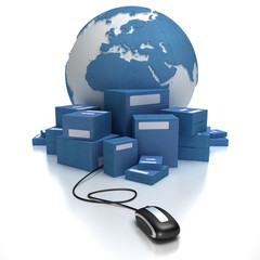 world with a heap of packages