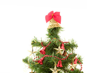 Isolated Christmas tree