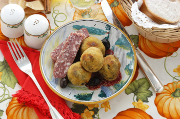 Crocchette alle salamelle - Antipasti Ricette Emilia Romagna