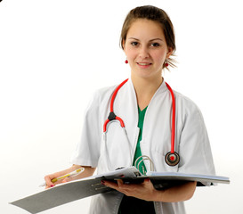 Pretty medical woman