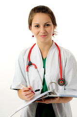 Pretty medical woman