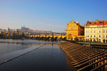Smetana museum at the vltava river