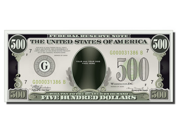 USA game Banknote - obrazy, fototapety, plakaty