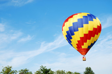 Naklejka premium Hot air balloon
