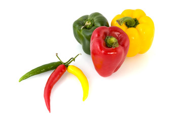 paprika and pepper