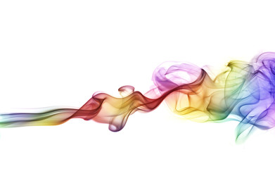 Colorful smoke