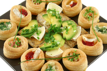 Camembert Bites And Vol Au Vonts