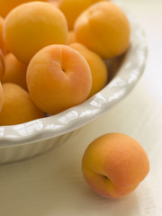 Bowl Of Apricots