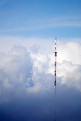 Obraz premium himmel, wolken, sendemast
