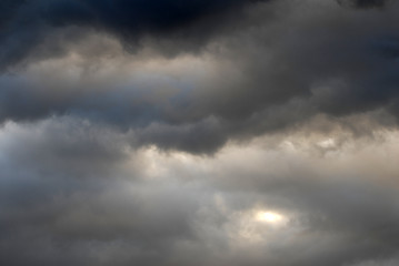 himmel, gewitter, wolken