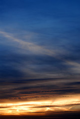 himmel, sonnenuntergang