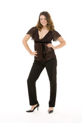 Portrait Of Woman Smiling