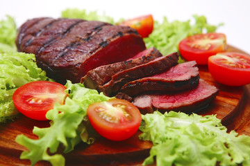 roast beef meat steak