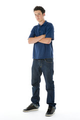 Fototapeta premium Portrait Of Teenage Boy