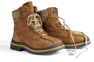 Child shoe close-up with clipping path.