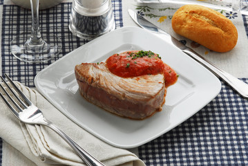 Tonno ricco in umido - Secondi di pesce - Cucina Istriana