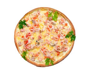 Supreme Pizza  isolated