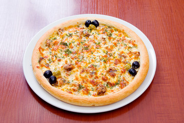 Supreme Pizza with pepper