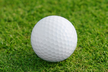 Golf Ball On The Green