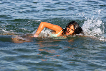 Schwimmerin