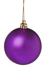 Christmas decoration on white background