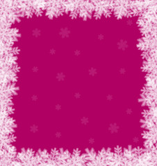 Christmas background - Snowflake background with place for text