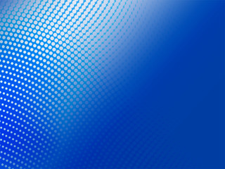 Halftone blue abstract background