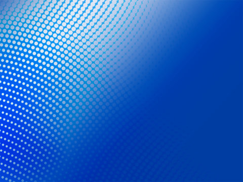 Halftone Blue Abstract Background